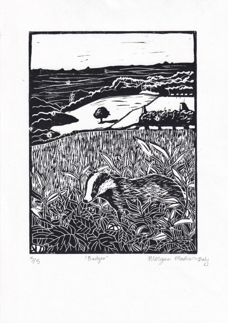 'Badger' Print