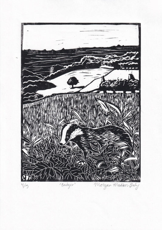 'Badger' Print